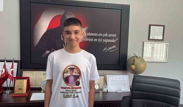 Nazilli Beşeylül Ortaokulu, LGS'de Türkiye birincisi çıkardı