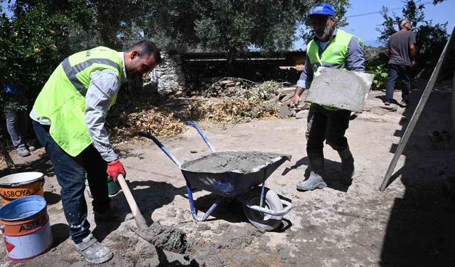 Ümmü teyzenin yardımına Aydın Büyükşehir koştu