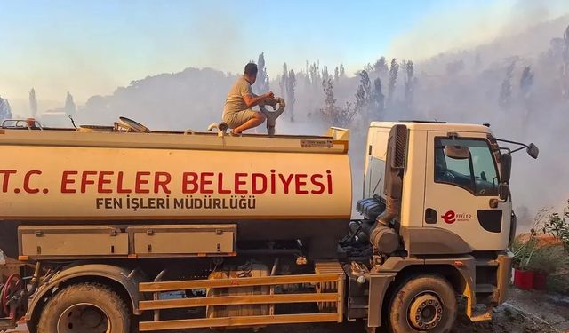 Efeler Belediyesi Çine’deki Yangın İçin Seferber Oldu