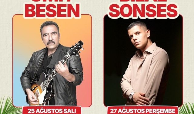 Aydın'da yaz konserleri coşkusu devam ediyor