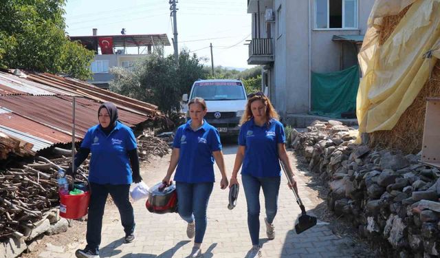 Bozdoğan'da 'Belediyen yanında' ekipleri sahada