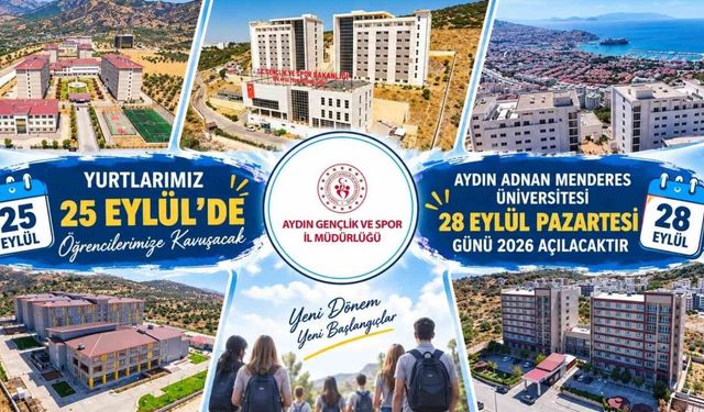 Aydın'da üniversite öğrencileri için geri sayım başladı