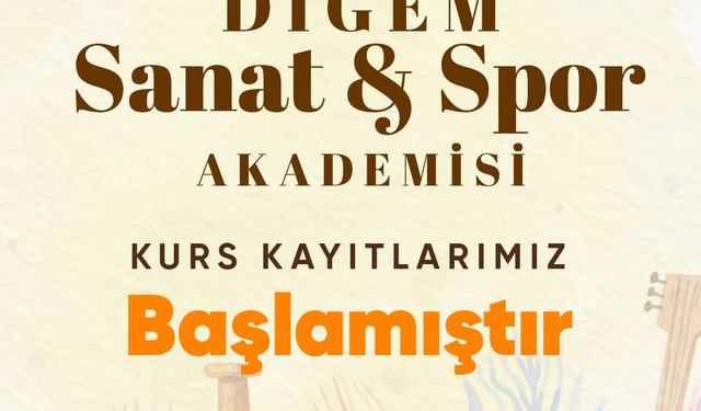 Didim Belediyesi DİGEM Sanat ve Spor Akademisi'nde kurs kayıtları başladı