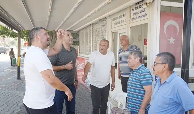 Germencik'te belediye çalışmaları sahada incelendi