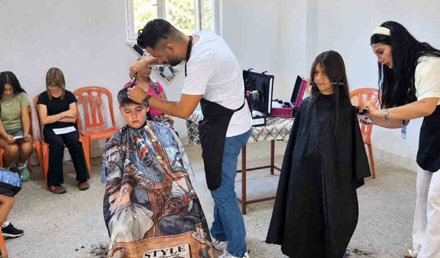 Söke Belediyesi'nden okul öncesi ücretsiz saç tıraşı
