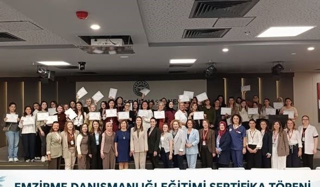 Aydın Şehir Hastanesi'nde emzirme danışmanlığı eğitimi tamamlandı