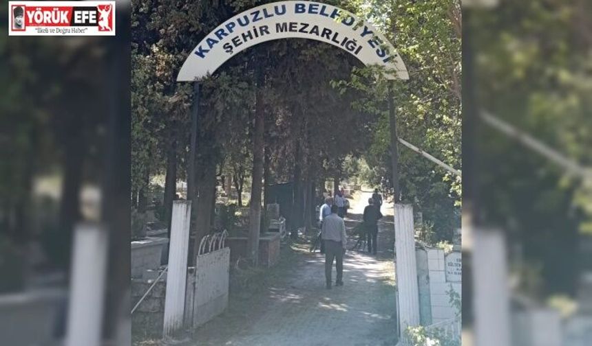 Karpuzlu’da mezarlığın bakımsız hali tepki çekti