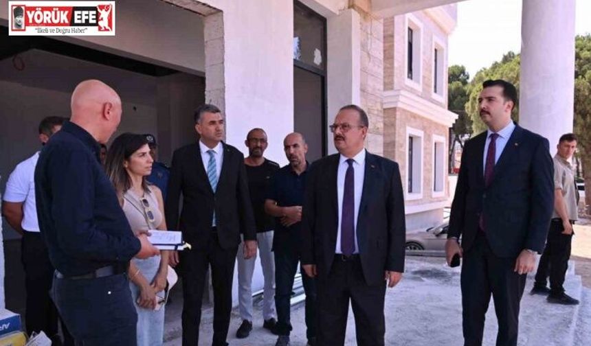 Vali Canbolat, Karpuzlu’daki çalışmaları yerinde inceledi