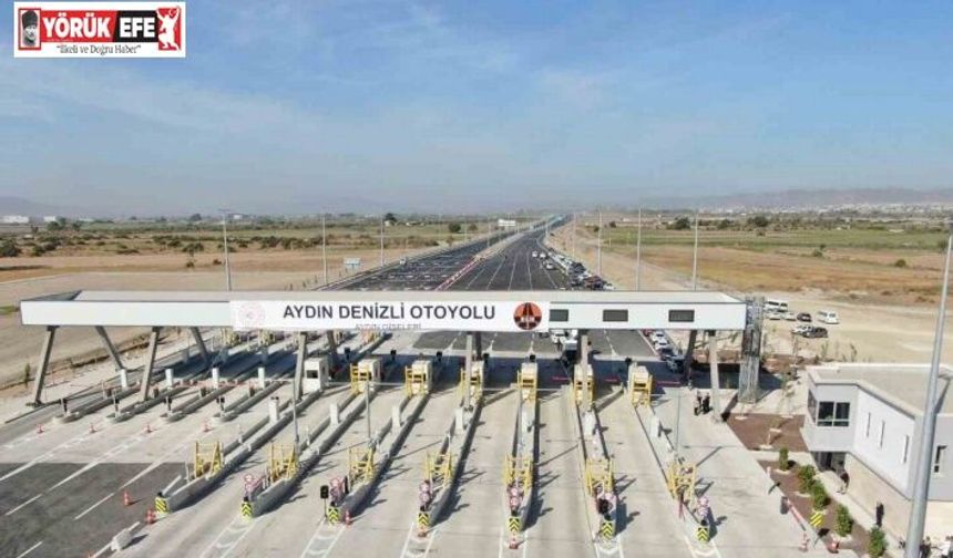 Aydın-Denizli Otoyolu’ndan 3 günde 22 bin araç geçti