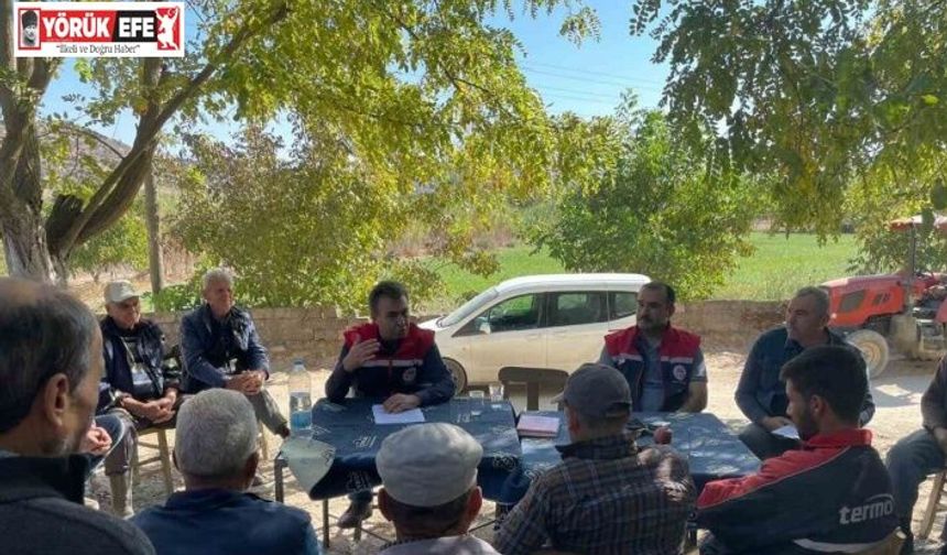 Karpuzlu’da çiftçiler bilgilendirildi