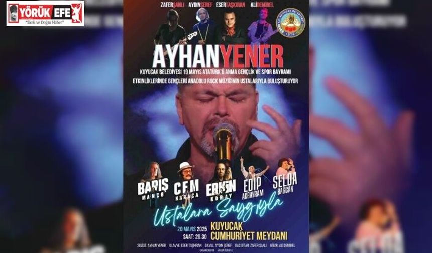 Kuyucak Belediyesi’nden gençlik konseri