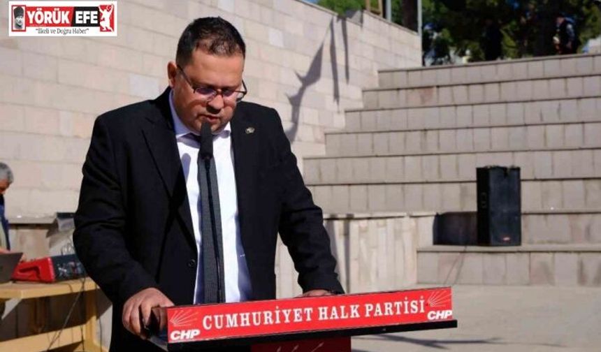 CHP Kuyucak İlçe başkanı görevden alındığını duyurdu
