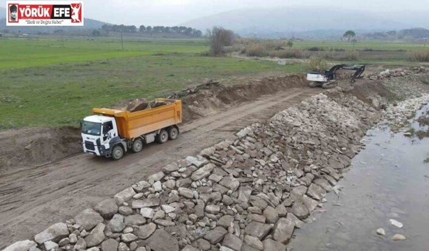 Çine Sulaması inşaatında çalışmalar sürüyor