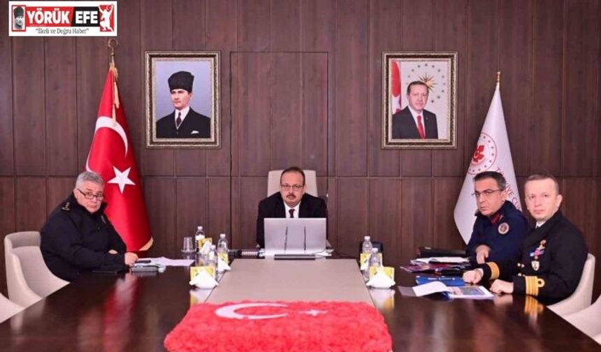 Vali Canbolat, Bakan Yerlikaya ile görüştü