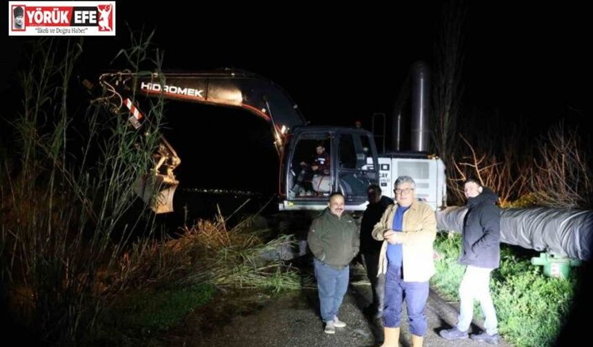 Aydın’da Emirdoğan Çayı taştı