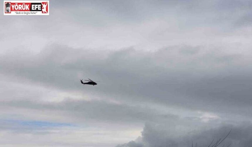 Aydın’da sel mağduru vatandaş helikopterle kurtarıldı