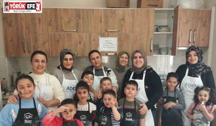 Köşk Halk Eğitim Merkezi’nde ’Anne-Çocuk Mutfak Atölyesi’ etkinlikleri düzenlendi