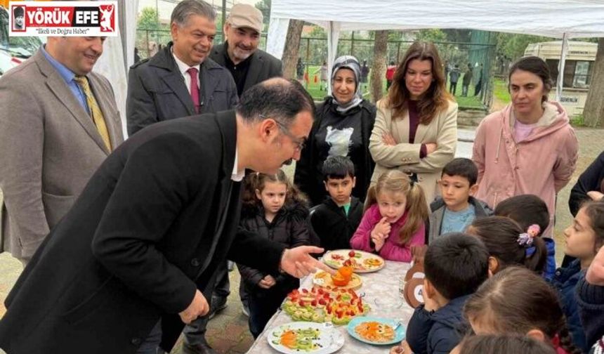 Sultanhisarlı öğrencilere sağlıklı beslenme anlatıldı