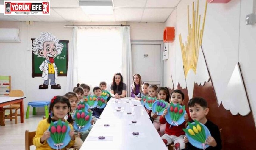 Didim’de miniklerden Kadınlar Günü’ne renkli dokunuş