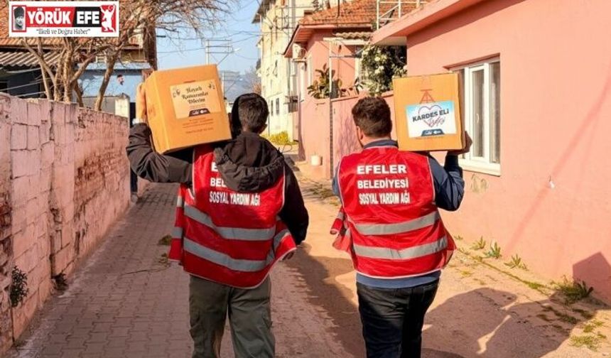 Kardeş Eli projesi kapsamında 2 bin gıda kolisi dağıtıldı
