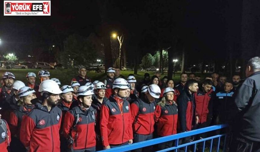 Nazilli’de habersiz afet tatbikatı