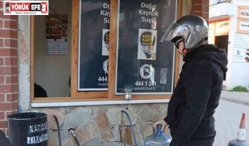 Nazilli’nin 50 yıllık iyi su hattı yenilendi