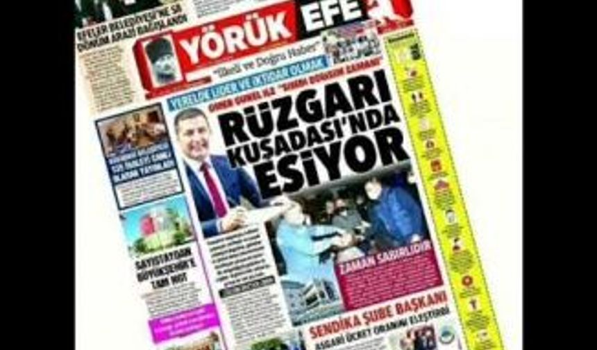 Yörük efe gazetesi yerelde lider ve İktidar olmak projemiz