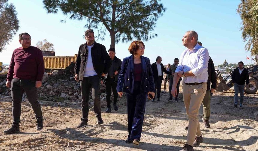 Başkan Gençay: 'Mavişehir'de Atatürk Kültür ve Yaşam Alanı hızla yükseliyor'