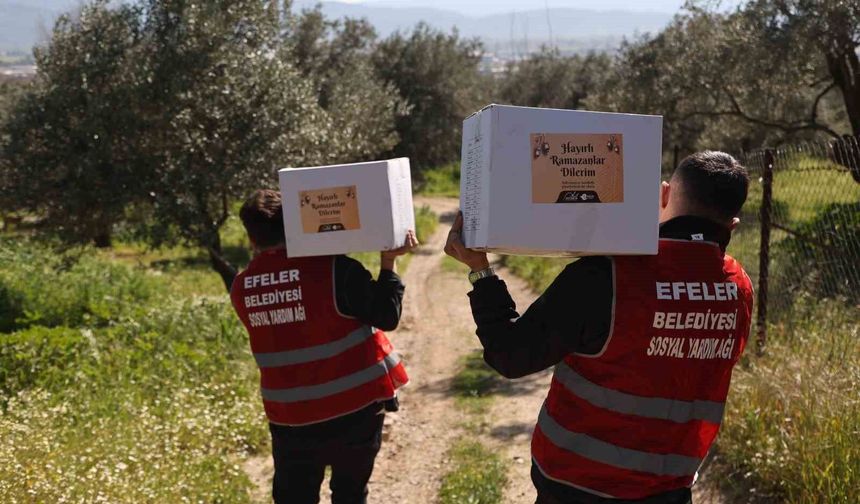 Efeler'de Ramazan dayanışması zirve yaptı