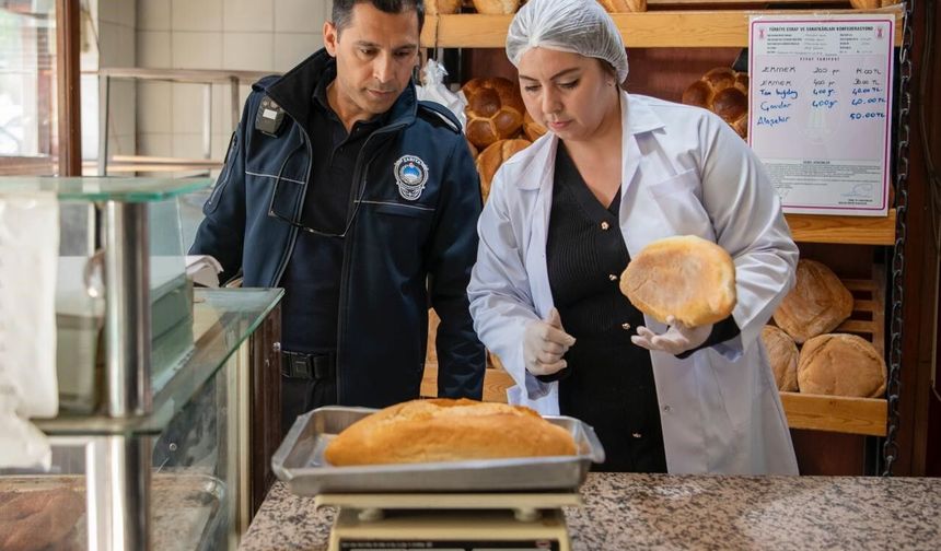 Kuşadası'nda fırınlar denetlendi