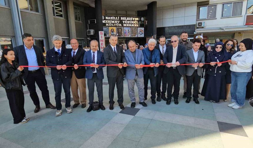 Nazilli'de Tezhip, Ebru ve Hüsn-i Hat Sergisi açıldı