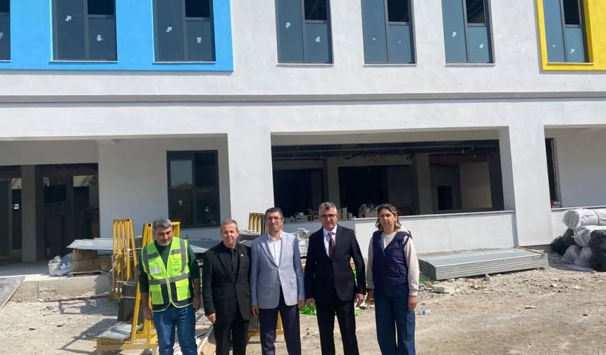 Söke'de eğitim yatırımları yerinde incelendi