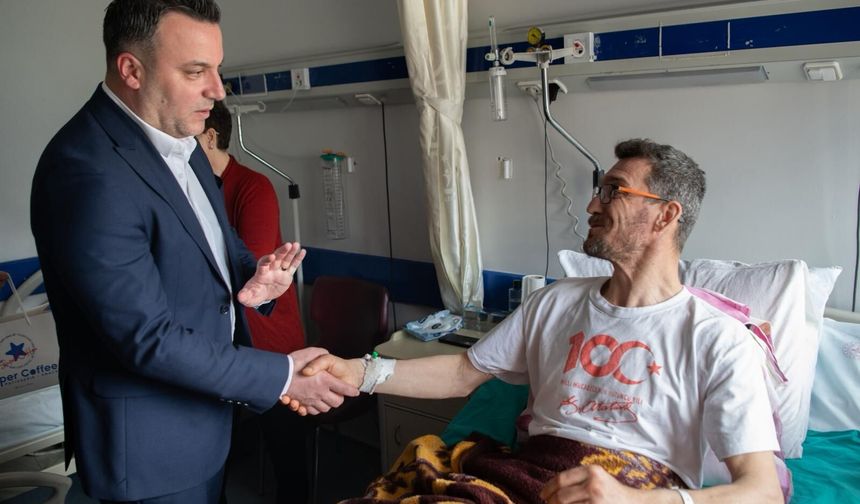 BAŞKAN VEKİLİ TAHSİN DEMİRTAŞ’TAN BELEDİYE PERSONELİNE GEÇMİŞ OLSUN ZİYARETİ