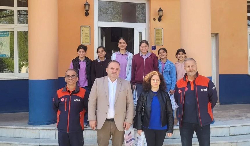 Aydın'da öğrencilere afet farkındalığı eğitimi