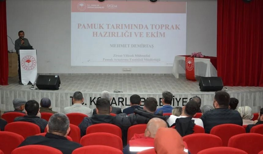 Aydın'da pamukta eğitim seferberliği başladı