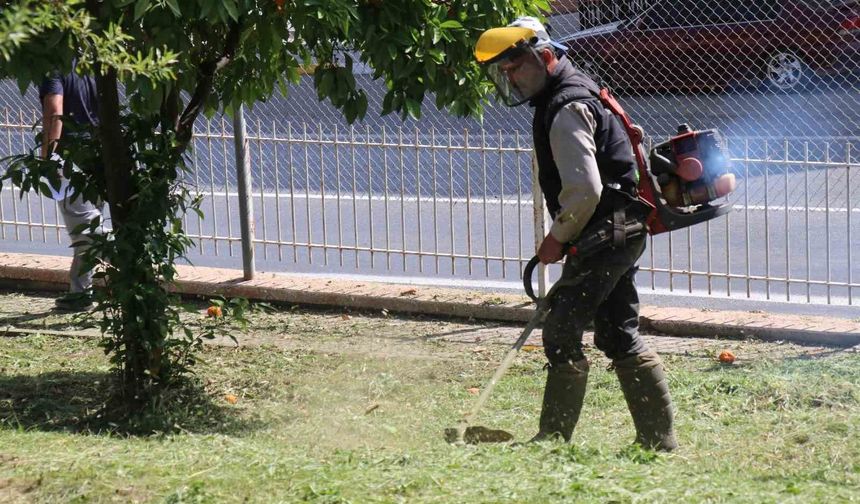 Bozdoğan'da çevre düzenleme çalışmaları sürüyor