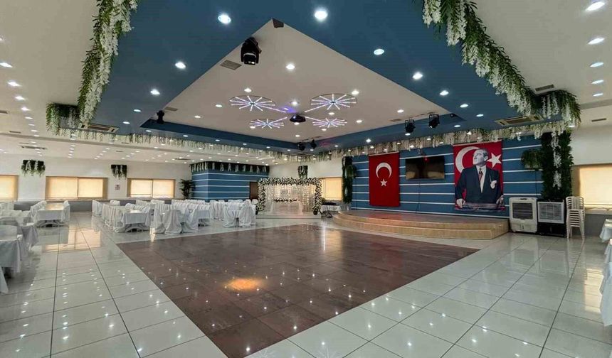 Bozdoğan'da Düğün Salonu yenilendi