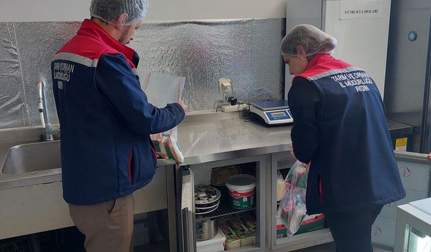 Bozdoğan'da okul kantinleri ve gıda işletmelerine eş zamanlı denetim