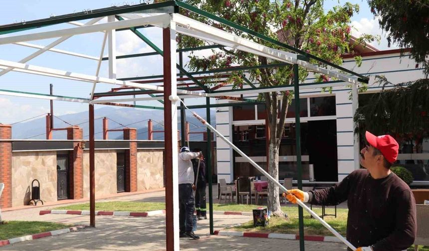 Bozdoğan'da sosyal alanlarda düzenleme çalışmaları devam ediyor