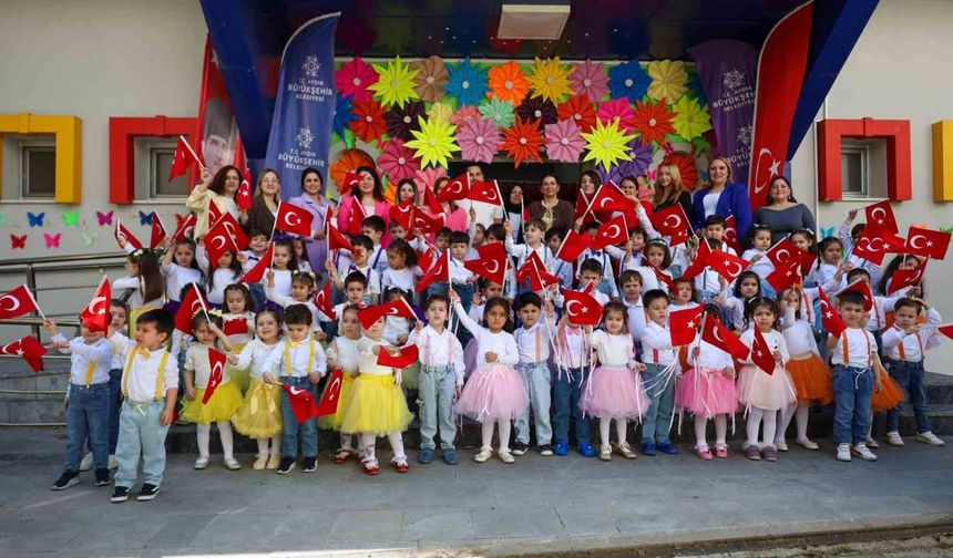 Büyükşehir'in Çocuk Gelişim Merkezleri'nde 23 Nisan etkinlikleri düzenlendi