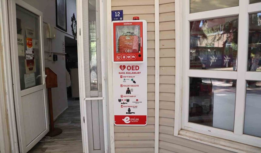 Efeler'de acil müdahale için OED cihazları devreye giriyor