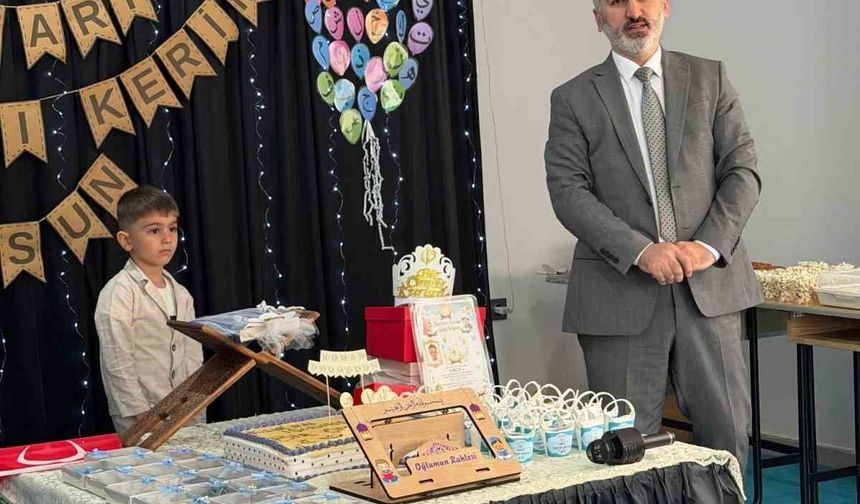 Germencik'te miniklerden Kur'an'a geçiş sevinci