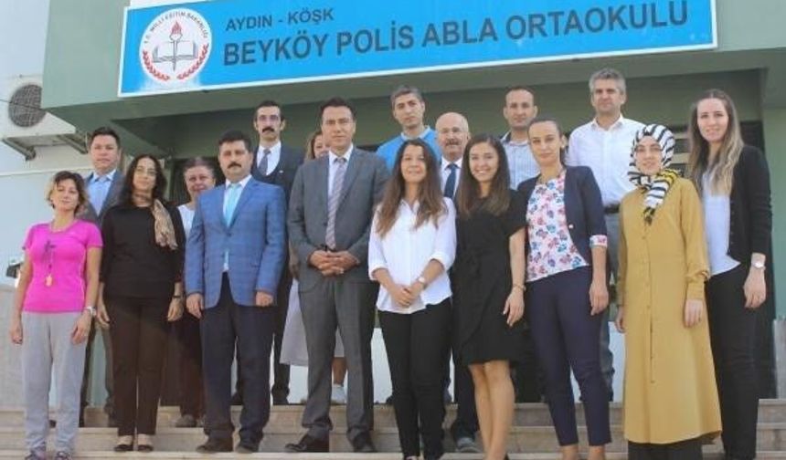 Köşk Beyköy Poliis Abla Ortaokulu'nu gururlandıran mektup