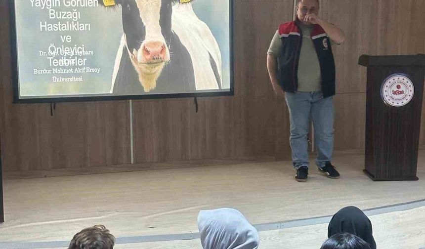 Köşk'te üreticilere buzağı ölümleri ve üreme verimliliği eğitimi