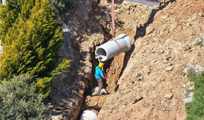 Kuşadası'nda 8,2 milyon liralık altyapı yatırımı başladı