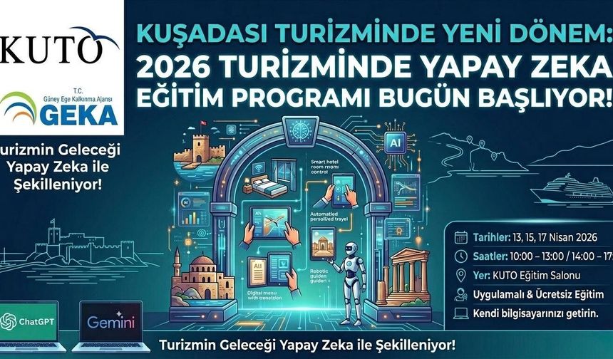 KUTO'da Yapay Zeka Eğitimi bugün başlıyor