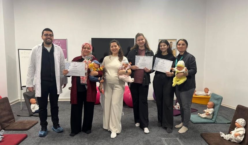 Nazilli'de anne adaylarına 'bilinçli gebelik' eğitimi