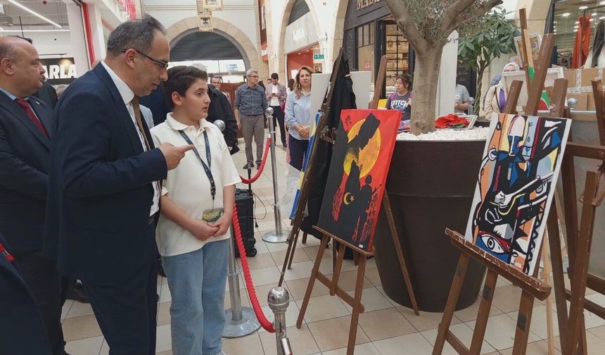 Öğrencilerin yıl boyunca emek verdikleri eserler görücüye çıktı