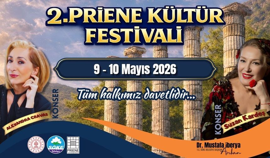 Söke'de gerçekleşecek Priene Kültür Festivali için geri sayım başladı