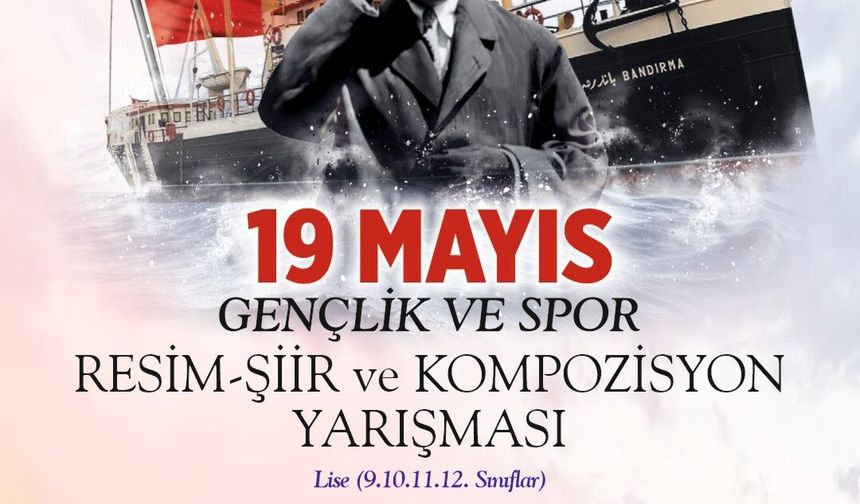 Aydın Büyükşehir'den 19 Mayıs temalı şiir ve kompozisyon yarışması